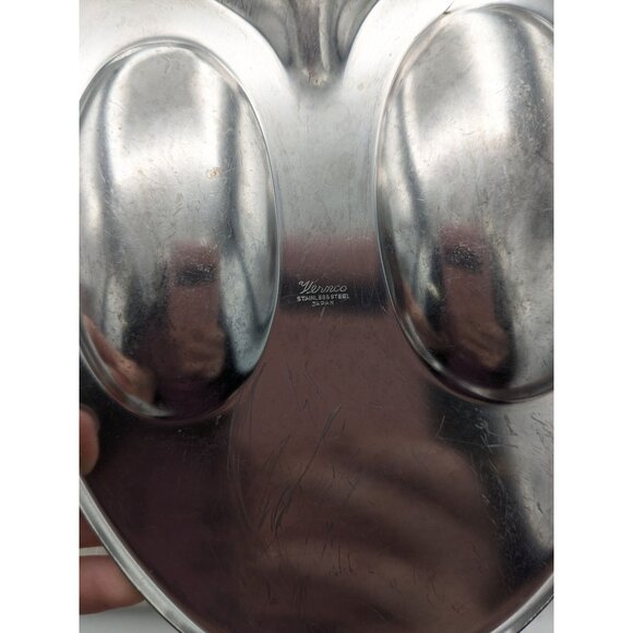 Vintage Vernco #1 Stainless Steel Spoon Rest Egg Shaped 8 1/4" Japan - Picture 5 of 6